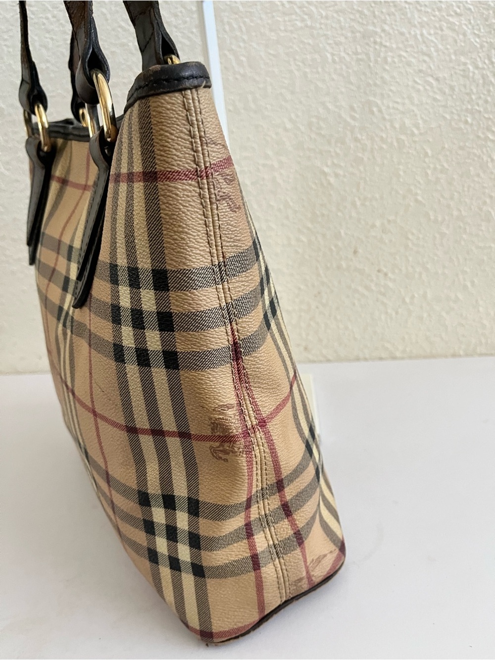 Burberry Haymarket tote bag - Picture 14 of 15